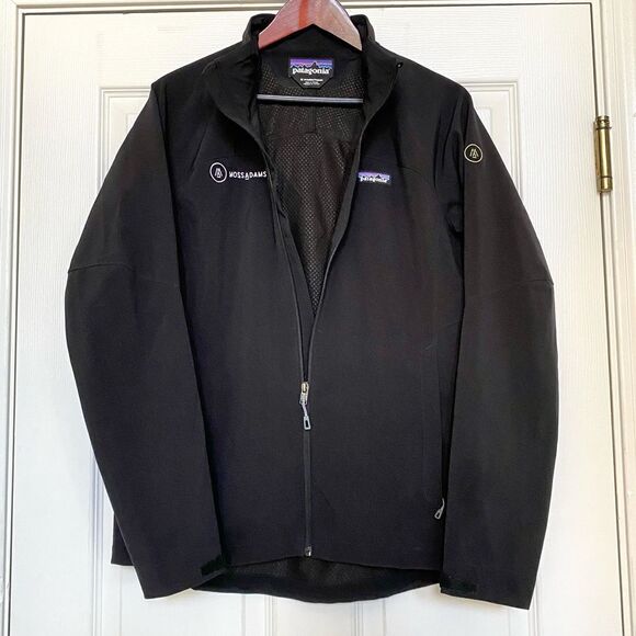 Patagonia Black Windbreaker Softshell Jacket Women’s - Picture 1 of 8